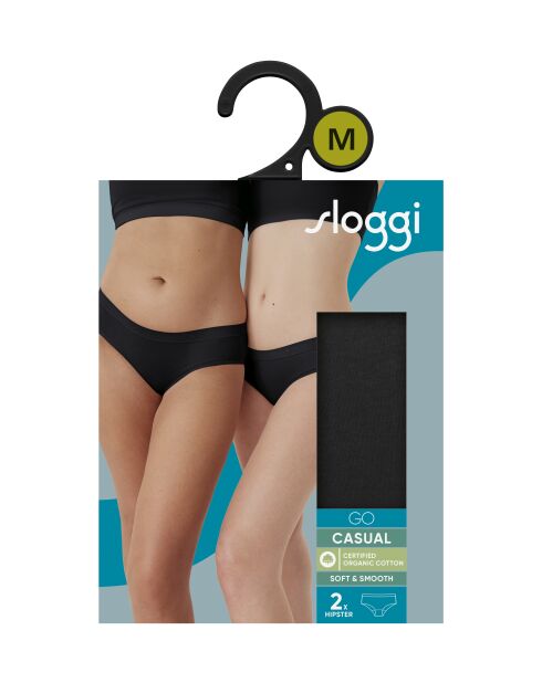 Confezione da 2 pantaloncini neri Go Casual H