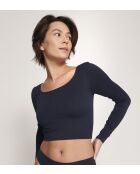Crop-Top Ever Infused Aloe Ls noir