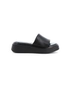 Mules Cherry 6 en cuir noires