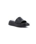 Mules Cherry 6 en cuir noires