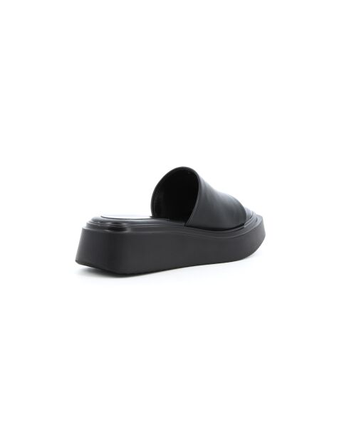 Mules Cherry 6 en cuir noires