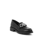 Mocassins Upi 3 en cuir noirs