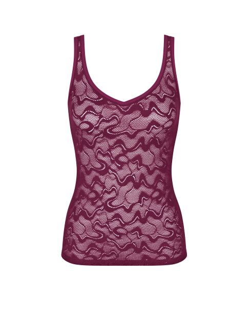 Go Allround Lace 01 bordeauxrode tanktop