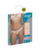 Confezione da 2 slip Go Ribbed H Brazil arancione cipria