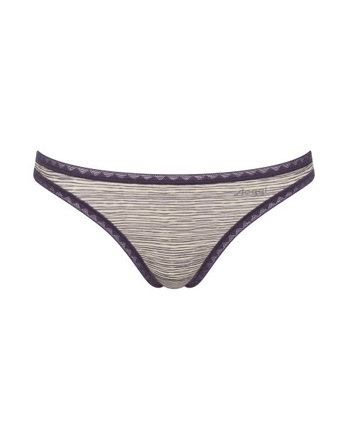 Set di 2 slip a vita bassa Go Mini grigio/blu marino