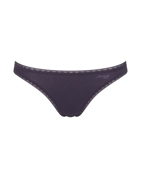 Set di 2 slip a vita bassa Go Mini grigio/blu marino