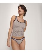 Set di 2 slip a vita bassa Go Mini grigio/blu marino