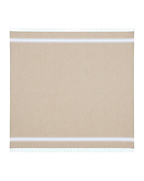 Fouta de algodón beige St Tropez xxxl - 200x300 cm