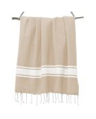 Fouta de algodón beige St Tropez xxxl - 200x300 cm
