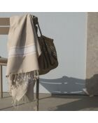 Fouta de algodón beige St Tropez xxxl - 200x300 cm