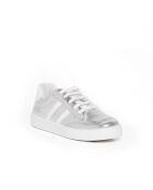 Silberne Low-Top-Sneakers von Meyer