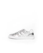 Silberne Low-Top-Sneakers von Meyer