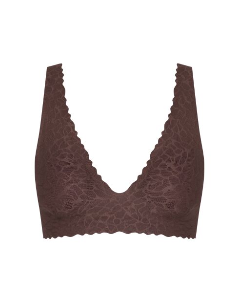Reggiseno Zero Feel Lace 2.0 marrone ebano