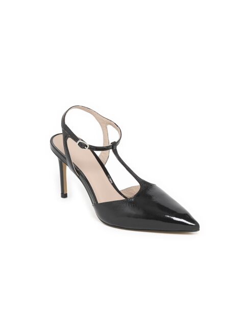 Pumps Edmée in pelle verniciata nera