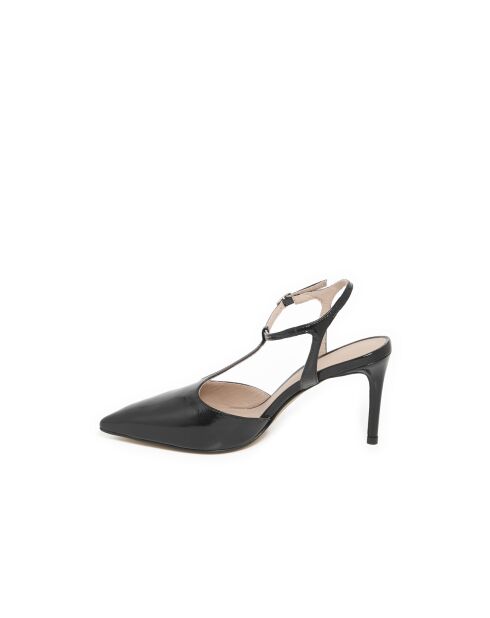 Pumps Edmée in pelle verniciata nera