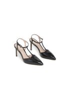 Pumps Edmée in pelle verniciata nera