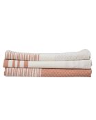 Set di 3 strofinacci Mahdia in cotone rosa argilla - 45x70 cm