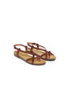 Sandales Rattaouy en cuir beiges