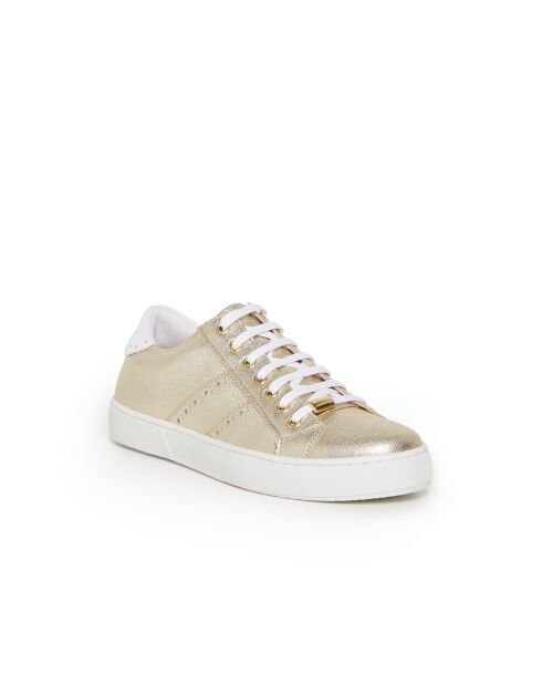 Sneakers basses Berkeley 6 en cuir dorées