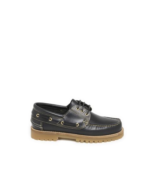 Soline Bootsschuhe aus schwarzem Leder