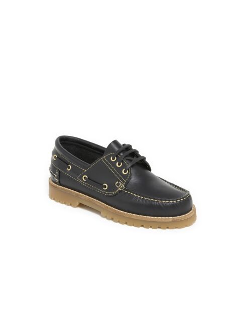 Soline Bootsschuhe aus schwarzem Leder