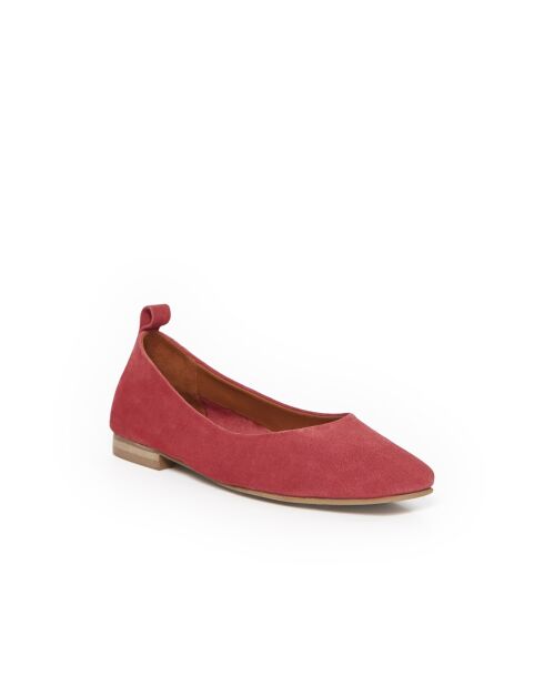 Caliopa 7 roze leren ballerina's