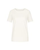 Weißes Seident-Shirt Ever Ease