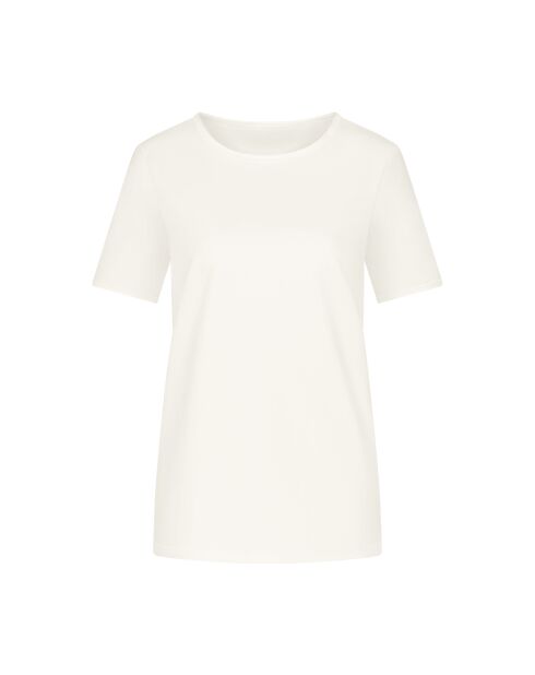Ever Ease T-shirt van witte zijde