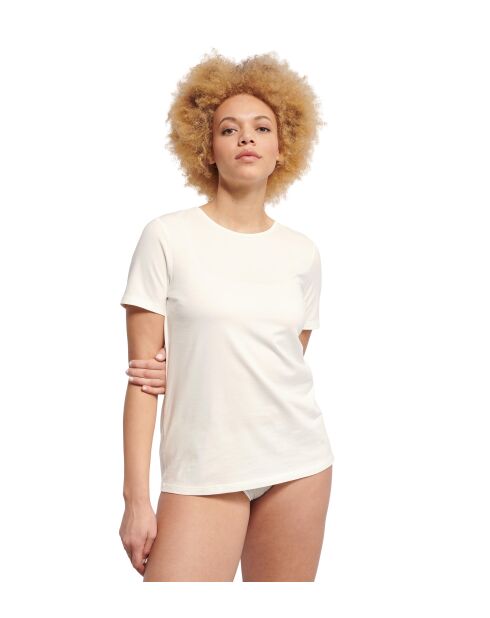 Ever Ease T-shirt van witte zijde