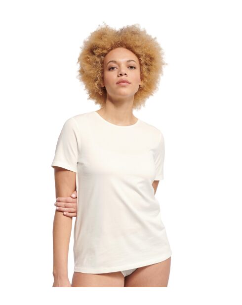 Ever Ease T-shirt van witte zijde