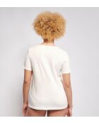 Weißes Seident-Shirt Ever Ease
