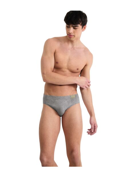 Set di 2 slip Go Natural grigio/blu