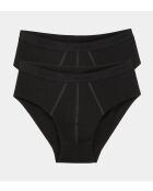 Set di 2 slip midi neri 24/7 H