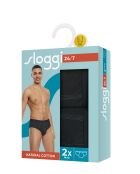 Set di 2 slip midi neri 24/7 H