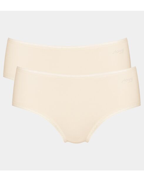 Set aus 2 Go H Midi Midi Slips Fresh Powder