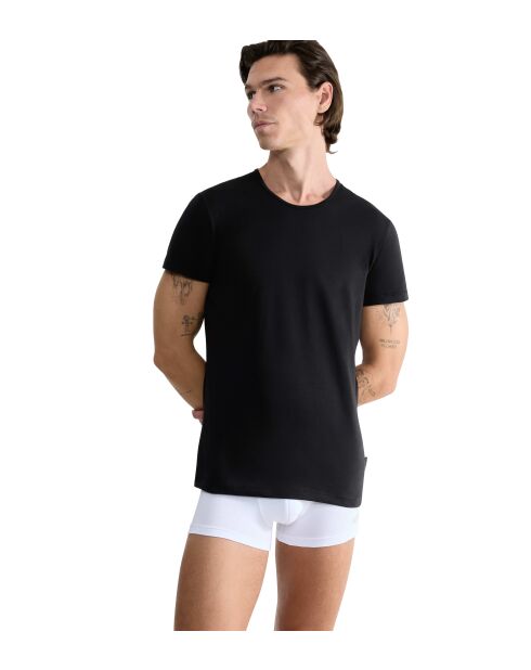 Confezione da 2 magliette nere 24/7 Sh03 O-Neck
