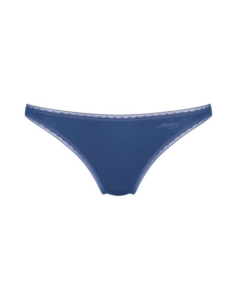 Set di 2 slip blu Go Mini a vita bassa