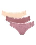 Set di 3 mini mutandine Go Crush rosa/malva