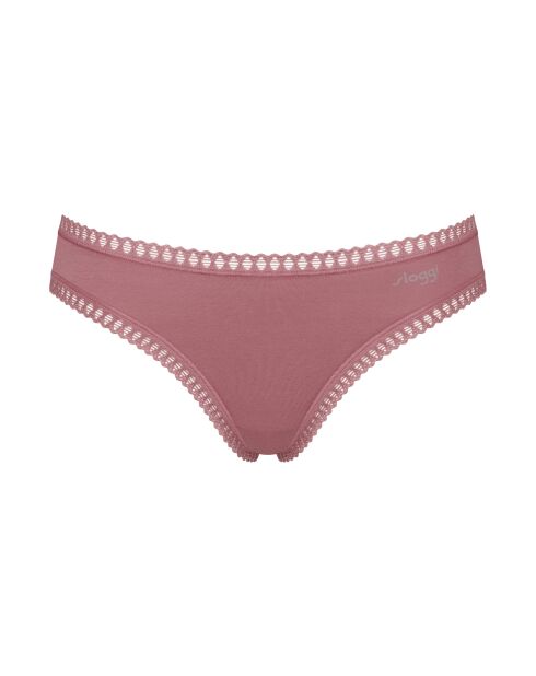 Set di 3 mini mutandine Go Crush rosa/malva