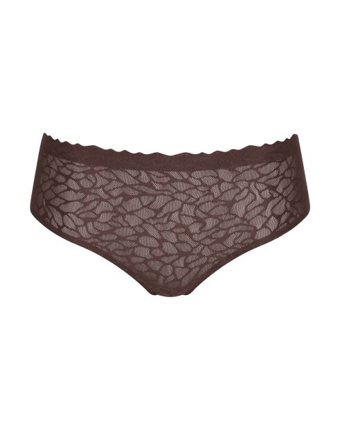 Slip a vita alta Zero Feel Lace 2.0 marrone ebano
