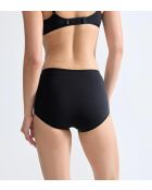 Set di 2 slip midi midi neri 24/7 in cotone H