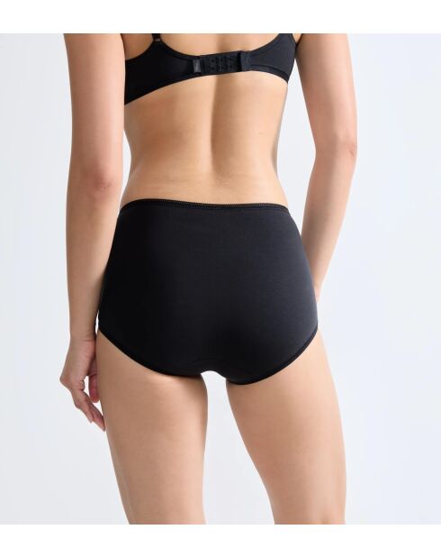 Set di 2 slip midi midi neri 24/7 in cotone H