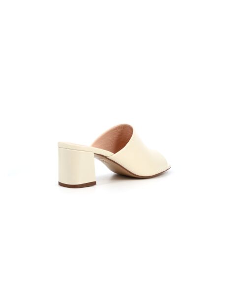 Mules Ziggy 6 en cuir marron