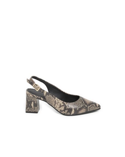 Slingbacks Julie aus Pythonleder
