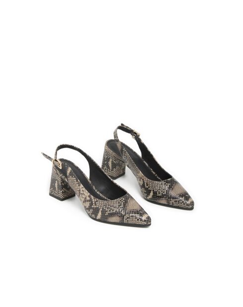 Slingbacks Julie aus Pythonleder