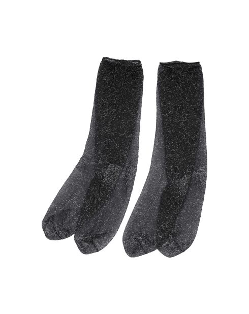Chaussettes mi mollets transparentes