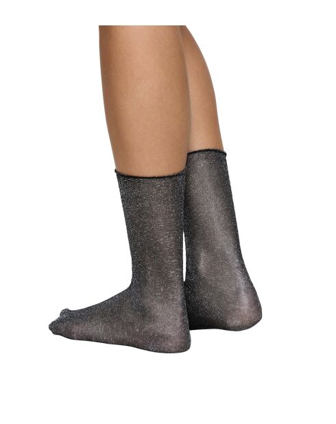 Chaussettes mi mollets transparentes