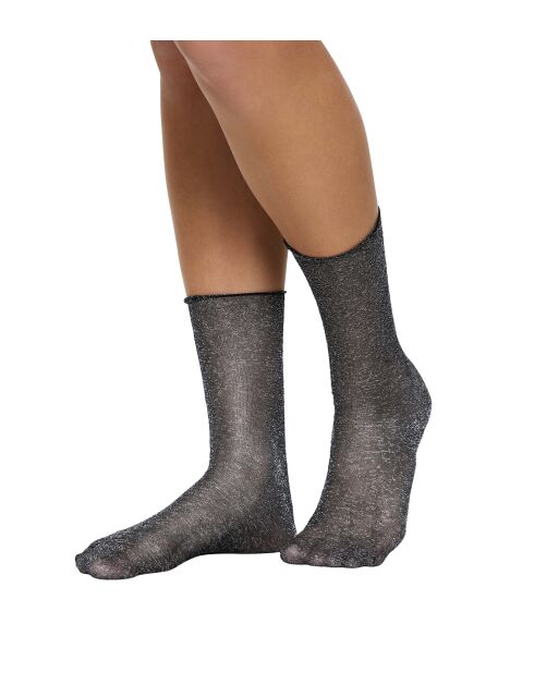 Chaussettes mi mollets transparentes
