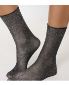 Chaussettes mi mollets transparentes