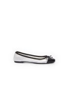 Giulia 6 silberne Lederballerinas
